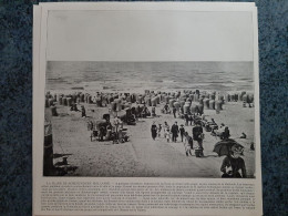 AFFICHE  - PHOTOGRAPHIQUE   -  LA PLAGE DE SCHEVENINGEN  EN HOLLANDE - Posters