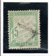 FRANCE ,FRANKREICH , 1893 - 1896 ,  MI 30 ,  YT  30, TAXE,  15 C  PERCEVOIR OBLITERES, GESTEMPELT - 1859-1959 Oblitérés