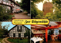 73654175 Herrmannsacker Gasthaus Pension Zur Saegemuehle Ferienwohnungen Burgrui - Autres & Non Classés