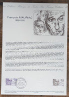 COLLECTION HISTORIQUE - YT N°2360 - FRANCOIS MAURIAC - 1985 - 1980-1989