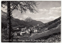 CLAVIERES - PANORAMA SFONDO M. JANUS - TORINO - ANNI '50 - Sonstige & Ohne Zuordnung