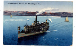 BINNENSCHIFFE - STARNBERGER SEE, "BAVARIA" - Steamers