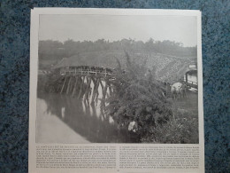 AFFICHE  - PHOTOGRAPHIQUE   -  LE PONT COUVERT DE SON-TAY EN CHINE - Posters