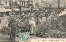 DIEPPE : LE MARCHE AUX FLEURS - Dieppe