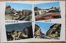 YEMEN ADEN MULTI VIEW PANORAMA CARTE POSTALE PHOTO POSTCARD CARD CP PC AK ANSICHTSKARTE CARTOLINA POSTKARTE - Yémen