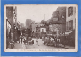 75 PARIS - 18ème, La Rue Du Mont-Cenis, La Tourelle, Traitée En Carte Photo - Paris (18)