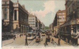 13-Marseille  La Bourse Et La Cannebière - Canebière, Centro Città