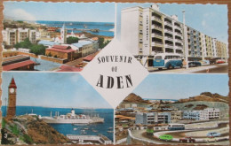 YEMEN ADEN MULTI VIEW PANORAMA CARTE POSTALE PHOTO POSTCARD CARD CP PC AK ANSICHTSKARTE CARTOLINA POSTKARTE - Yemen