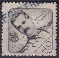 BRÉSIL CORREIO 1946 1846 SALDANHA DAGAMA 40 CTS - Used Stamps