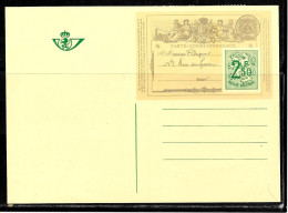 CC174 - BELGIQUE - ENTIERS LION HERALDIQUE 2F50 NEUF - Postkarten 1951-..