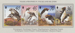 FALKLAND ISLANDS 2002 WWF Birds Penguins Mi 855-858 MNH(**) Fauna 658 - Pingueinos