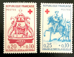 1960 FRANCE N 1278/79 CROIX ROUGE ST MARTIN - NEUF* - Neufs
