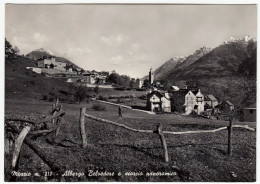 CRODO - MOZZIO - ALBERGO BELVEDERE E SCORCIO PANORAMICO - VERBANIA - Iglesias Y Las Madonnas