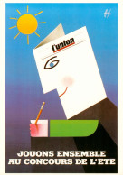 CPM- Illustrateur Affichiste FORÉ - Affiche Pour Le Journal L'UNION - Concours De L'Eté*1984* TBE* - Fore