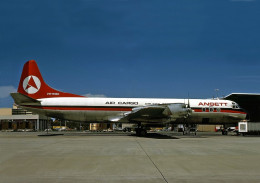 Aviation Postcard-WGA-1445 ANSETT-ANA L188 Electra - 1946-....: Ere Moderne