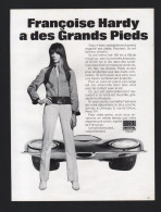 Pub Papier 1968 Automobiles  Pneu Englebert UNIROYAL  Automobile Voiture Pneus FRANCOISE HARDY - Reclame