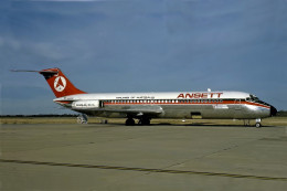 Aviation Postcard-WGA-1447 ANSETT AIRLINES OF AUSTRALIA Douglas DC-9-31 - 1946-....: Era Moderna