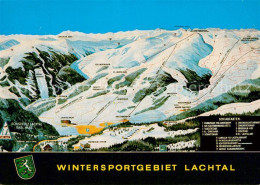 73653793 Niederwoelz Uebersichtskarte Wintersportgebiet Lachtal Niederwoelz - Autres & Non Classés