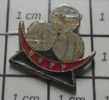 3517  Pin's Pins / Beau Et Rare / SPORTS / CLUB PETANQUE USPP - Boule/Pétanque