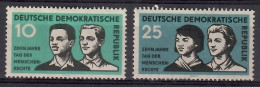 Germany, Democratic Republic (DDR) 1958 Mi 669-670 Mh - Mint Hinged  (PZE5 DDR669-670) - Other