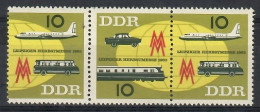 Germany, Democratic Republic (DDR) 1963 Mi 976-977 MNH  (ZE5 DDRdre976-977b) - Andere & Zonder Classificatie