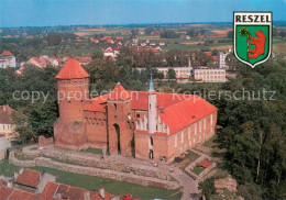 73653742 Reszel Schloss Fliegeraufnahme Reszel - Poland