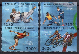 Burundi 2012 Mi 2715-2718 MNH  (ZS4 BUR2715-2718) - Verano 2012: Londres