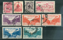 Lot Timbres Liban Oblitérés  Entre 1946 Et 1948 + PA à Voir - Líbano