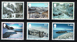 Isle Of Man - 2010 - MNH - Snow Landscapes, Neige Sur L'île De Man - Isle Of Man