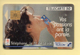 Télécarte 1992 : VOS PASSIONS ONT LA PAROLE / 50 Unités / Numéro B220C0075 / 03-92 (voir Puce Et Numéro Au Dos) - 1992