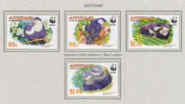 AITUTAKI 2002 WWF Birds Mi 772-775 MNH(**) Fauna 660 - Autres & Non Classés