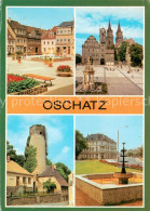 73653654 Oschatz Ernst Thaelmann Platz Museum Platz Der DSF Brunnen Leipziger Pl - Oschatz