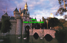 R572571 Sleeping Beauty Castle. Swans. Walt Disney Productions. Disneyland - Monde