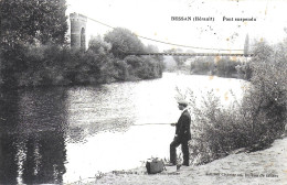 34)  BESSAN  -  Pont Suspendu (  Pêcheur  ) - Otros & Sin Clasificación
