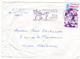 1978  Lettre Envoyée à SAVERNE  CAD PARIS GARE ST LAZARE Timbre " SPORTS POUR TOUS  1,00 " - Lettres & Documents