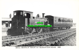 R572611 Brill Branch Train At Quainton Road. 1935. Pastime Postcards - Monde