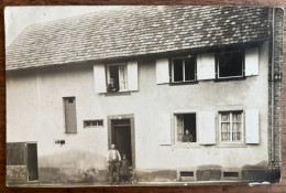 Oberhausbergen - Carte Photo Maison Animée à Identifier - Julien Diebold - Photographe Strasbourg, Feggasse 20 - Otros & Sin Clasificación