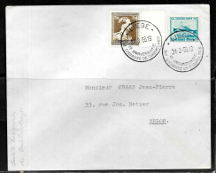 CC167 - BELGIQUE - LETTRE DE LIEGE DU 31/03/58 - Covers & Documents