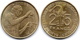 MA 35508 / BCEAO 25 Francs 2008 SUP - Autres – Afrique
