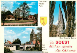 73653515 Soest Arnsberg Theodor Heuss Park Pauli Kirche Der Schiefe Turm Soest A - Soest
