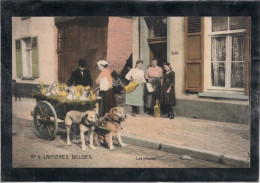 BELGIQUE - Lot De 4 Cartes, Laitières, Voitures à Chiens - Autres & Non Classés