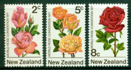 NEW ZEALAND 1971 Mi 568-70** Roses [B880] - Rosen