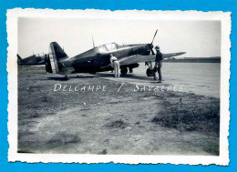 Aviation * Avion Morane Saulnier 406 à Meknès * Photo Originale 1939 - Aviation