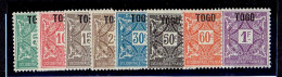 TOGO - TAXE N°1/8 * - Unused Stamps