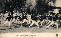 K0105 - Chasseur Alpins - Leçon De Boxe - Régiments