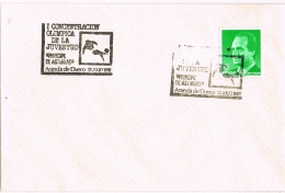 53982. Carta ARANDA De DUERO (Burgos) 1991. Sport, Concentracion Olimpica De Juventud - Briefe U. Dokumente