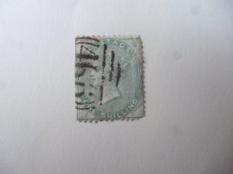 GREAT BRITAIN SG 72 ONE SHILLING POSTMARK 466 WITH SOME DAMAGE - Ohne Zuordnung