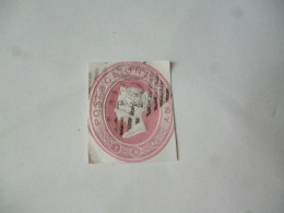 GREAT BRITAIN-POSTAL HISTORY QV EMBOSS CUT OUT WITH NUMBERED CANCELLATION - Postmark Collection