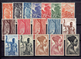 AEF - N°208/226 ** MNH - Nuovi