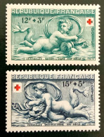 1952 FRANCE N 937/938 CROIX ROUGE BASSIN DE DIANE - NEUF** - Unused Stamps